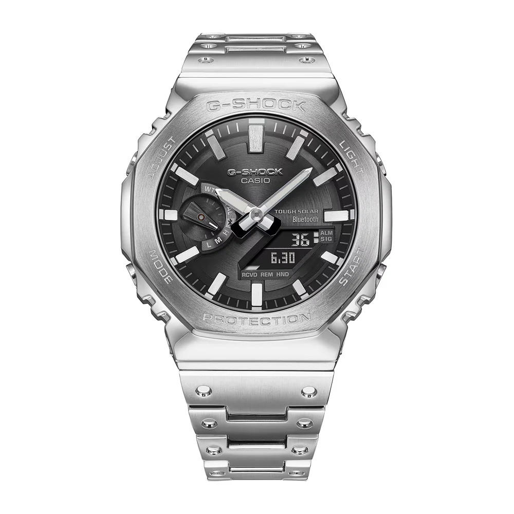 G-Shock Full Metal 2100 Series - Silver/Black - Image 4