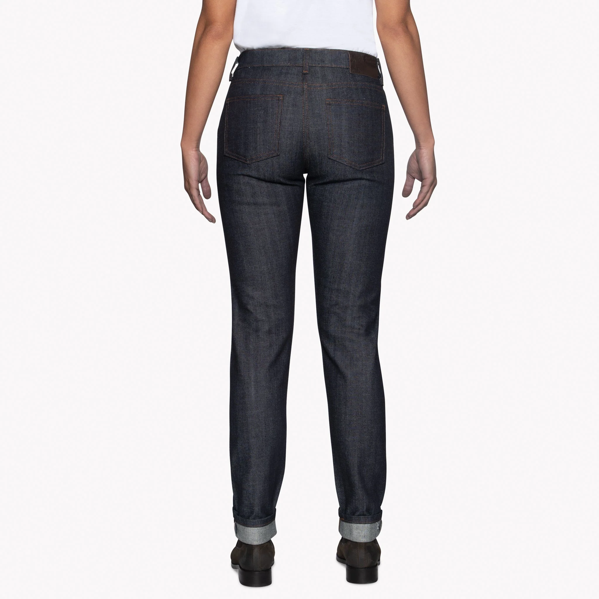 Women's - Skinny - Stretch Selvedge Raw Denim - Image 3