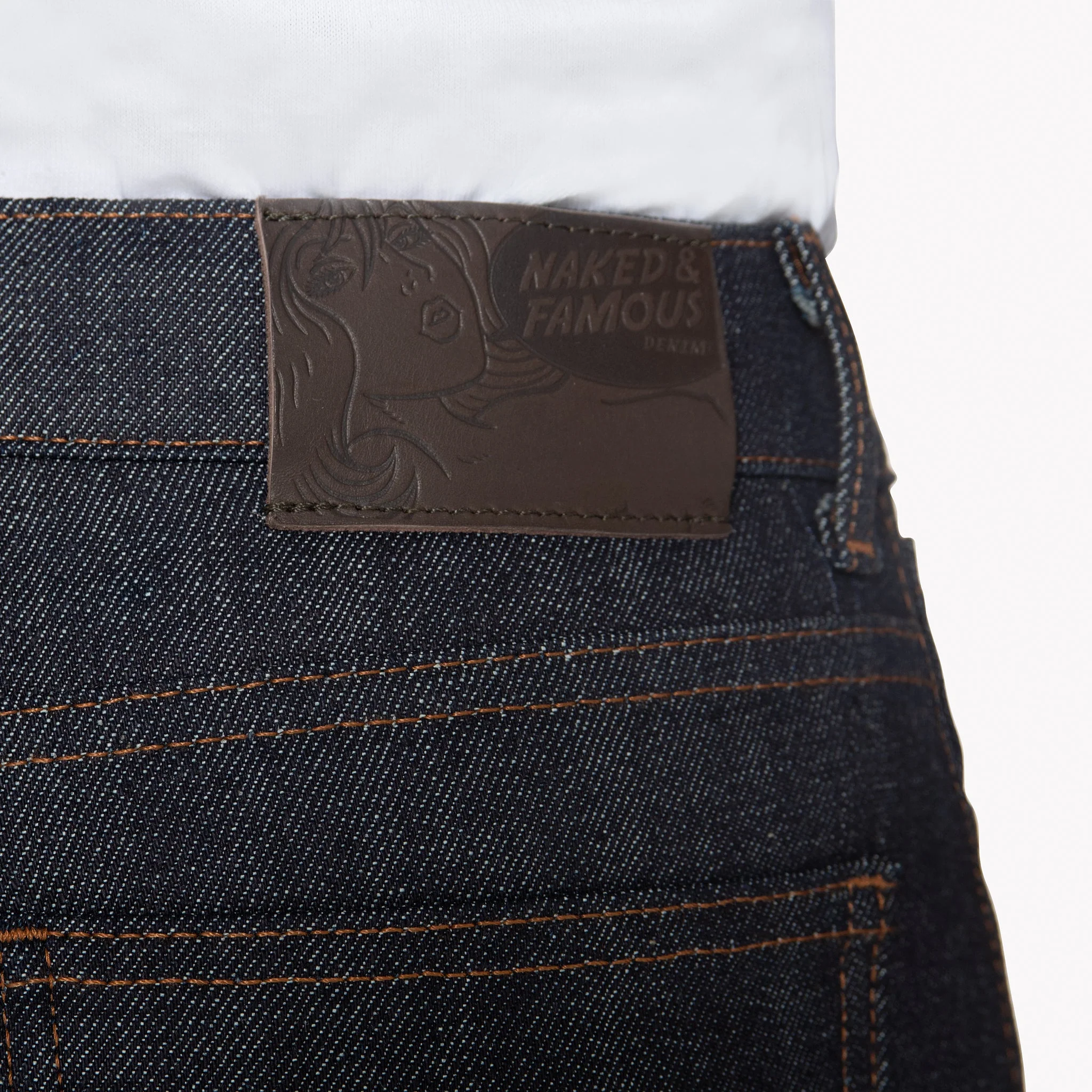 Women's - Skinny - Stretch Selvedge Raw Denim - Image 5