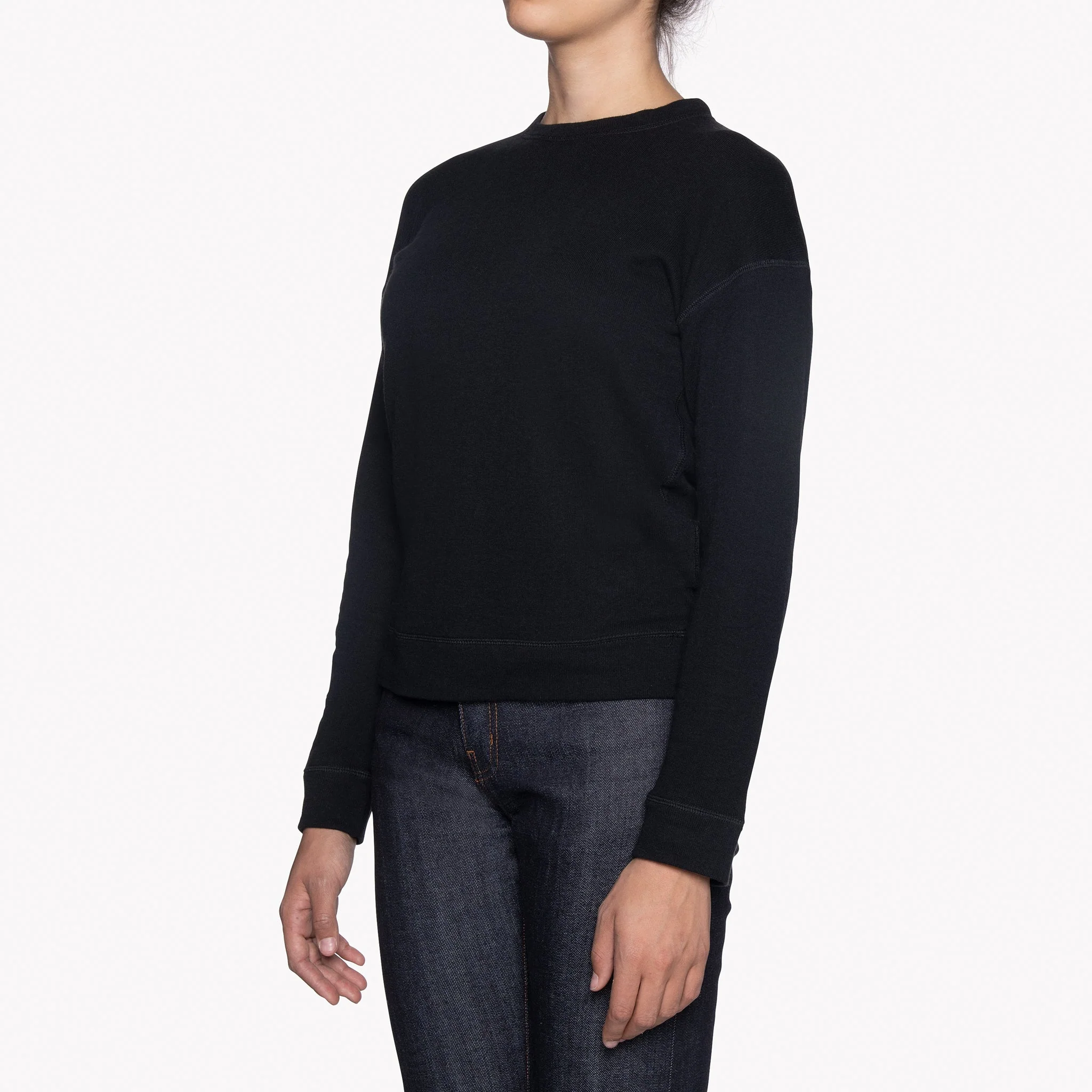 Women's - Weekend Crew - Vintage Doubleface - Black - Image 3
