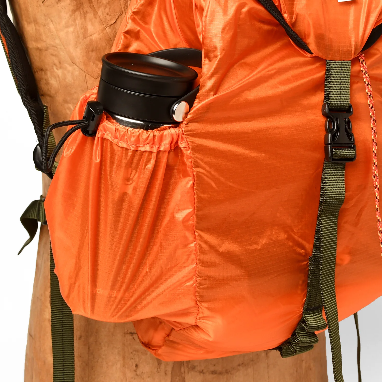Packable Back Pack - 1.1oz Parachute Nylon Orange - Image 3