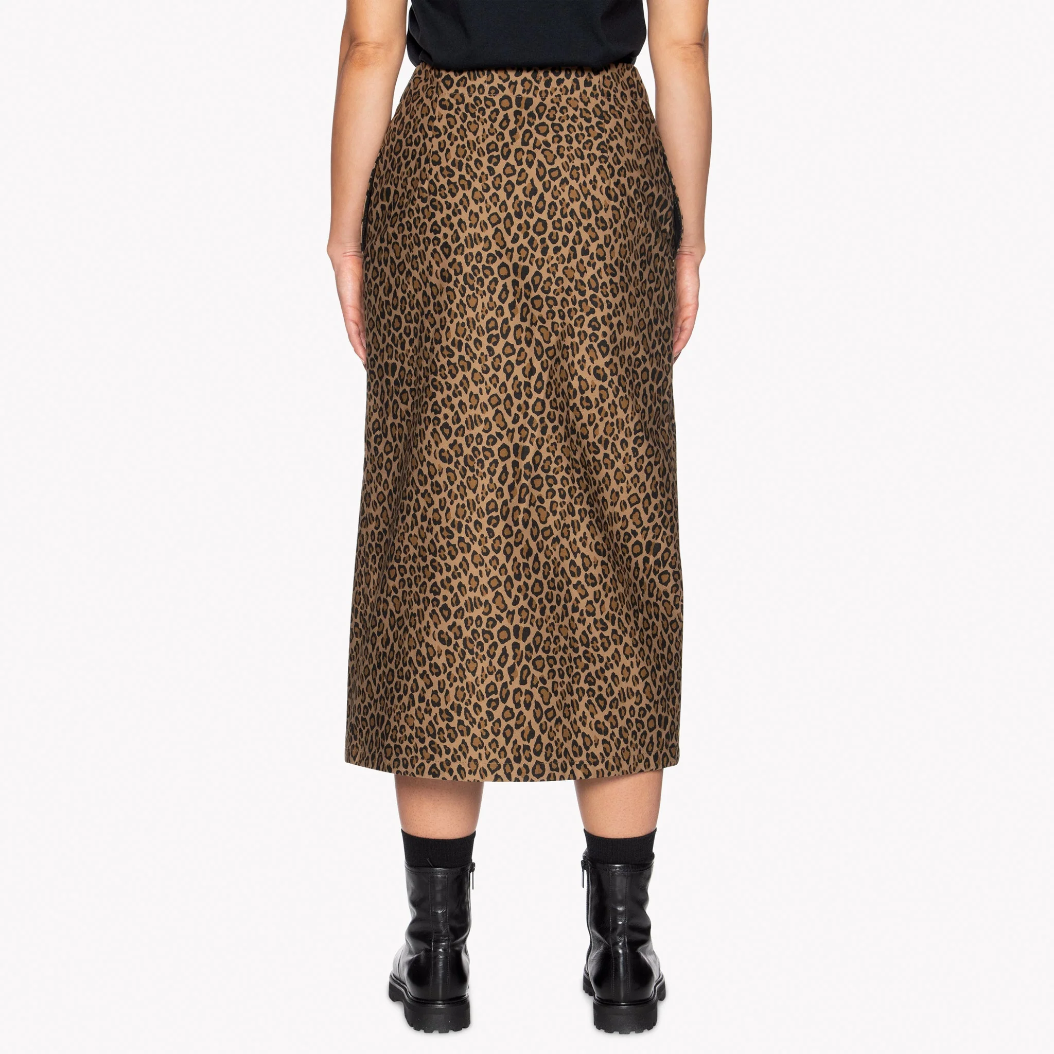 Wrap Skirt - Leopard Print - Image 5